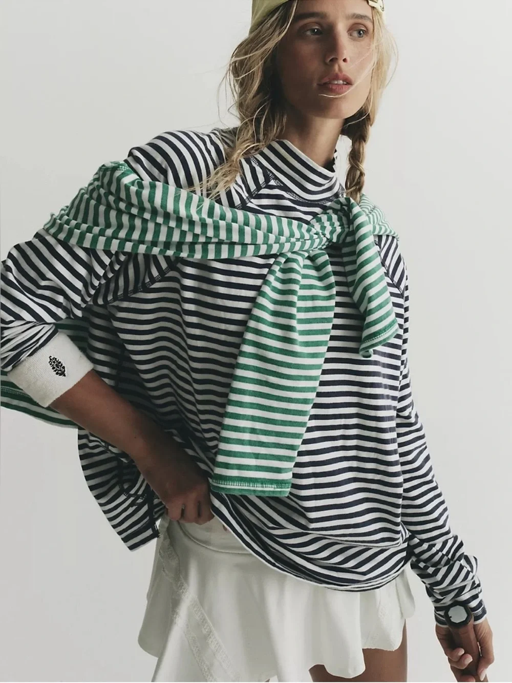 Free People Restoration Yarn Dye Stripe Layer